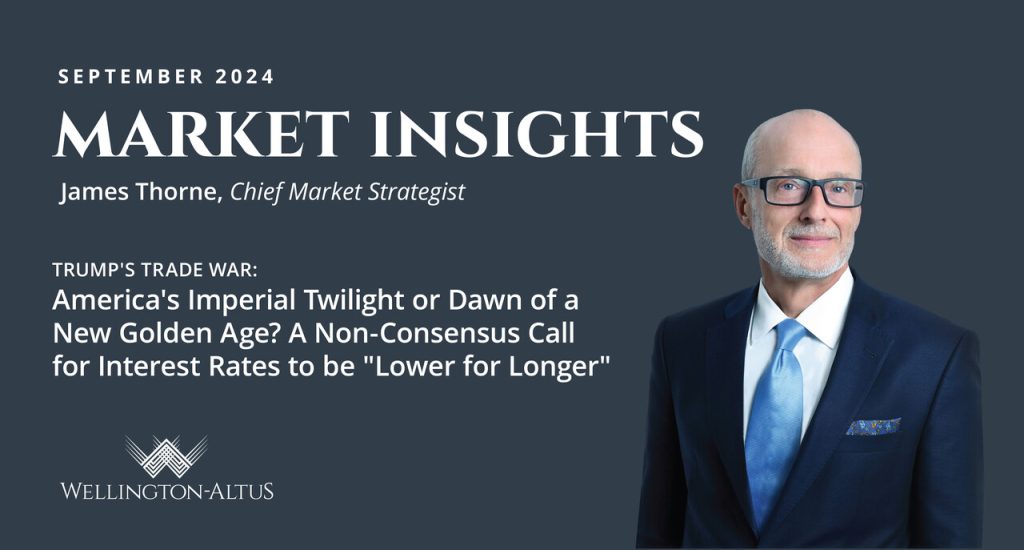 Market Insights card with a picture of James Throne.